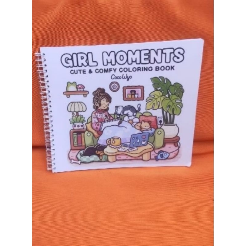 

40hal BUKU MEWARNAI REMAJA GIRL MOMENTS BUKU MEWARNAI ANAK COLORING BOOK