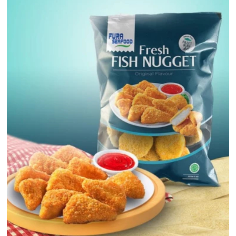 

FURA Fresh Fish Nugget 500gr Naget Ikan Balur Tepung