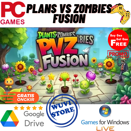 Game PC Plants VS Zombies Fusion | GAME PC Ringan Full Version | GAME LAPTOP Offline | PVZ Wuvistore