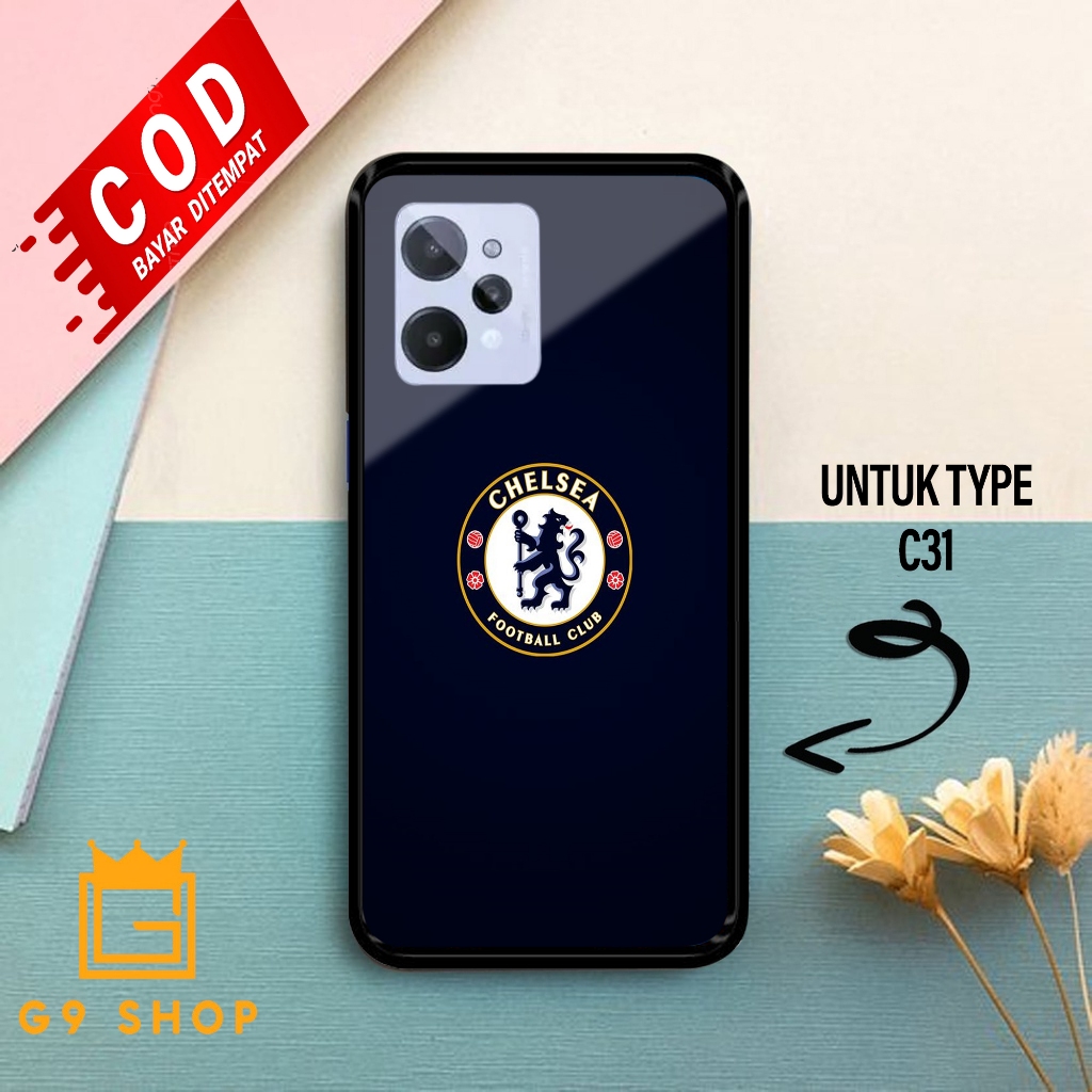 [gnine_case]case realme c31-case Glossy-Pelindung )cas(chealsea)softcase hp-case hp-casing hp-siliko