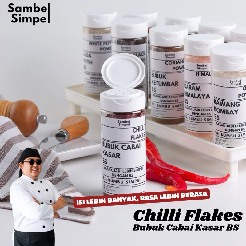

Bubuk Cabe / Chili Flakes Kualitas Premium - SambelSimpel
