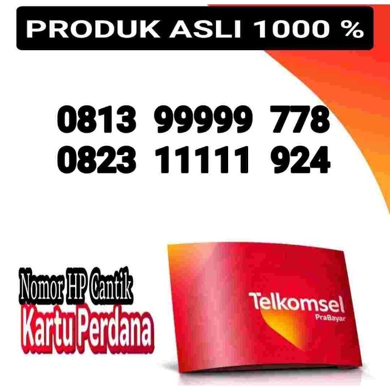 Nomor HP Cantik Telkomsel Simpati Panca 99999 11111