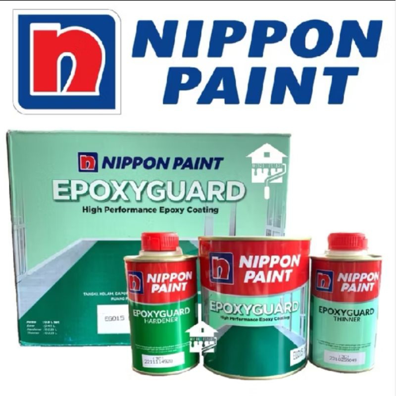 Epoxy Guard (Black) 1ltr cat lantai cat kolam cat kramik warna hitam