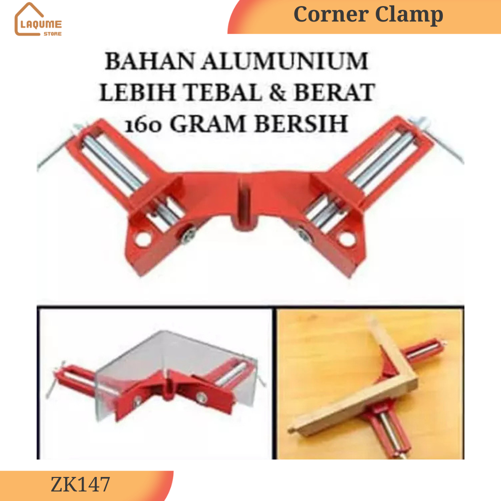 Corner Clamp 90° / Klem Siku Sudut 90 derajat / Alumunium Corner Clamp Profesional Quality