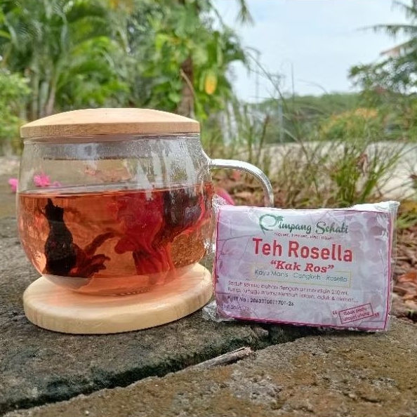 

Teh Bunga Rosella Merah Rosela ungu Rimpang Sehati Rempah Wedang Uwuh Rosella