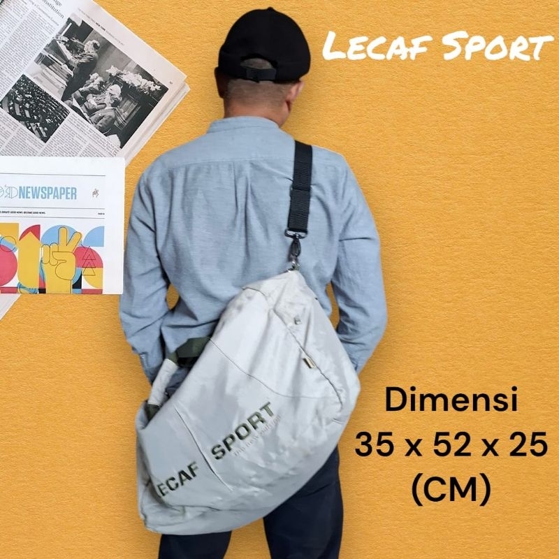 DUFFLE LECAF TAS MINGGAT LECAF ORIGINAL SECOND