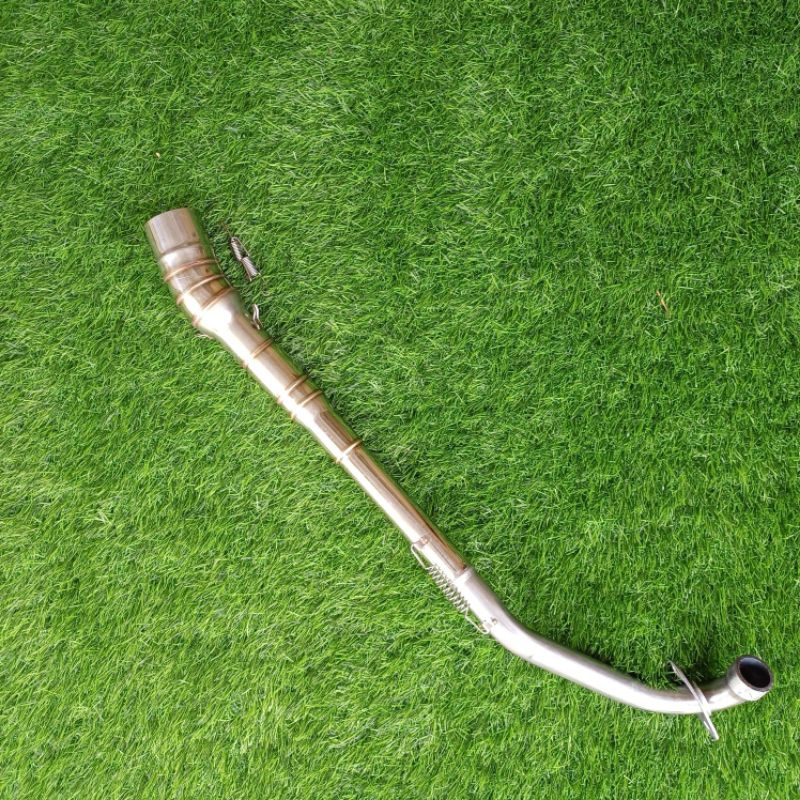 leher knalpot standar samping vega r,zr inlet 50mm pemasangan pnp