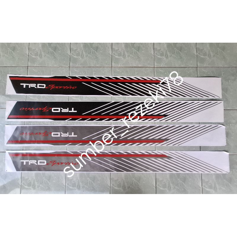 sticker stiker Toyota Fortuner new TRD sportivo/stiker trd Sportivo Fortuner new/sticker Fortuner TR