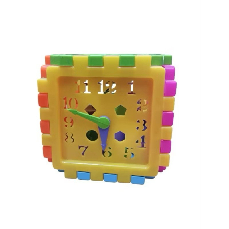 Puzzle Kubus Balok Mainan Edukasi Bayi Anak Mainan Balok Bayi