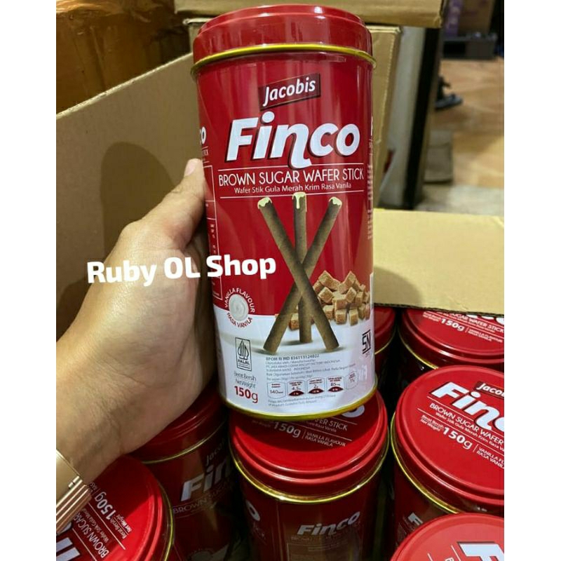 Finco Wafer Stock Brown Sugar 150 gr || Jacobis Finco Termurah