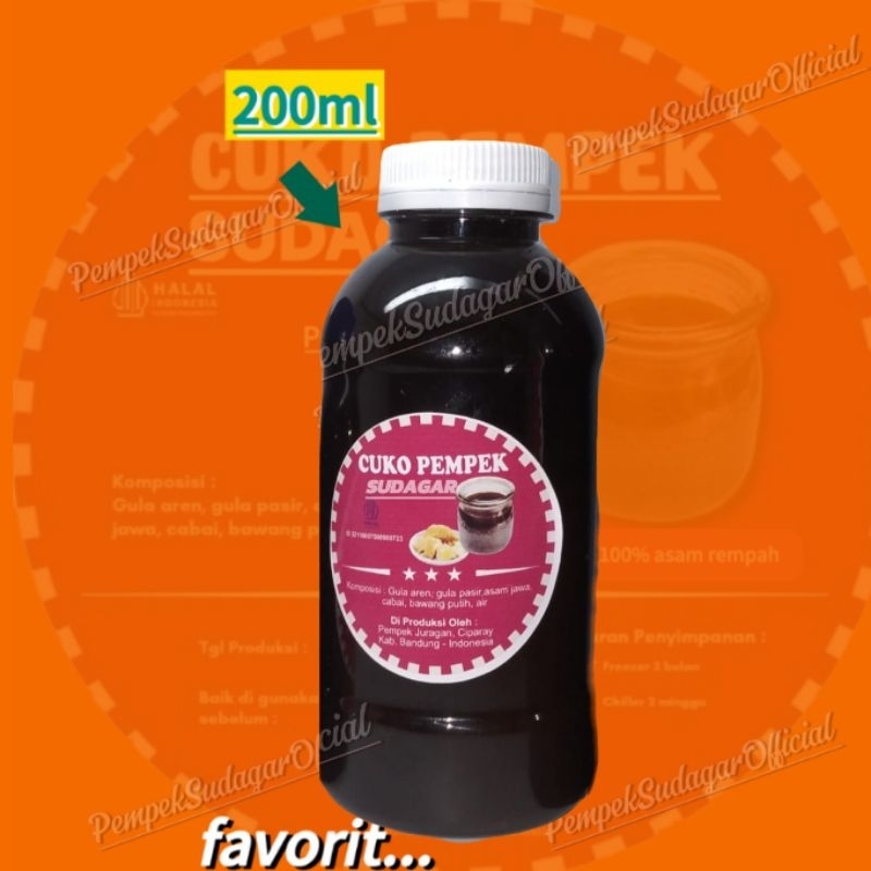 

Extra cuko pempek pedas 200ml