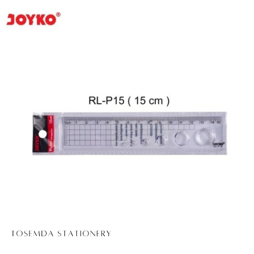 

Ruler Joyko RL-/ P15 Cm / Penggaris Joyko / PCS / SATUAN