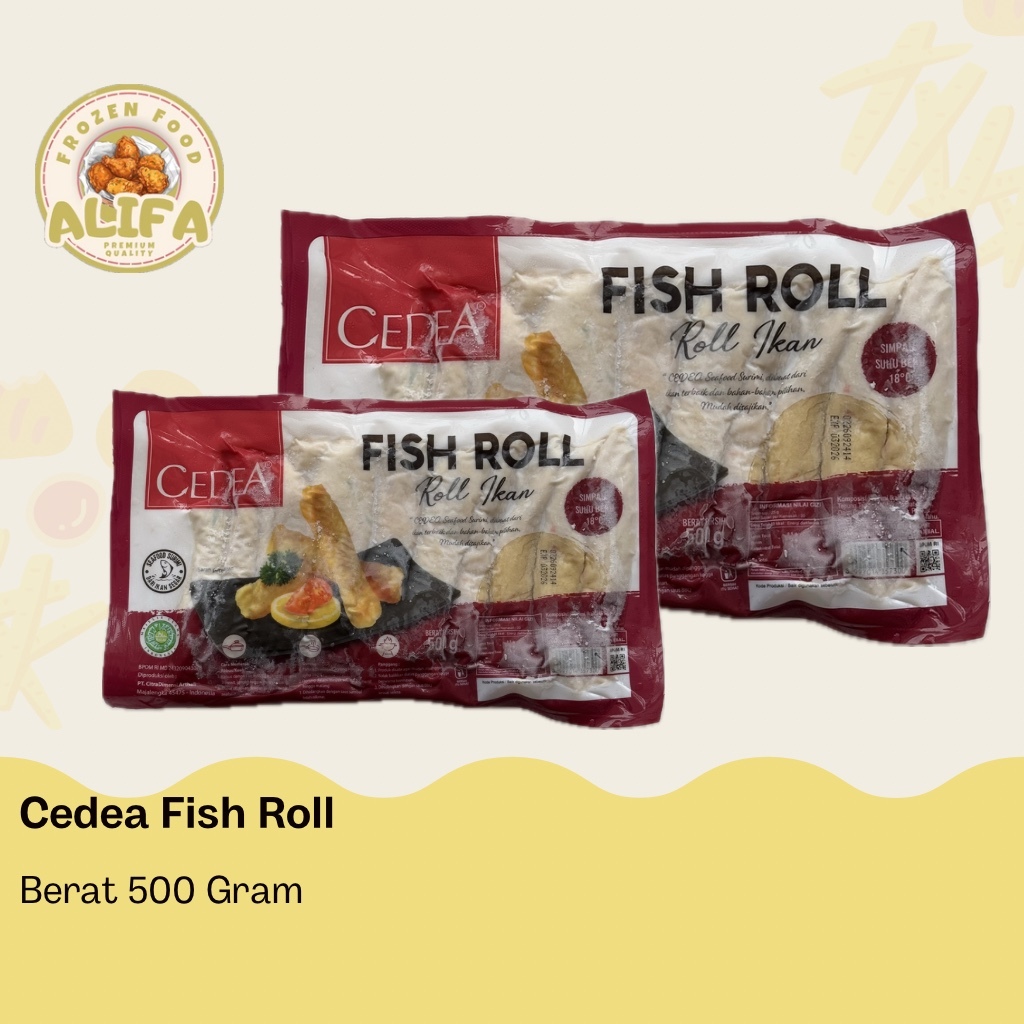 

Cedea Fish Roll Original - 500/250 Gram
