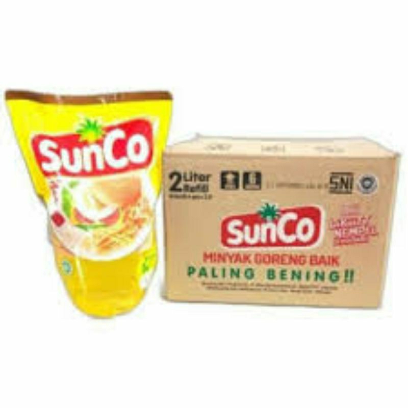 

Sunco Minyak Goreng Pouch 2 liter × 6 pcs