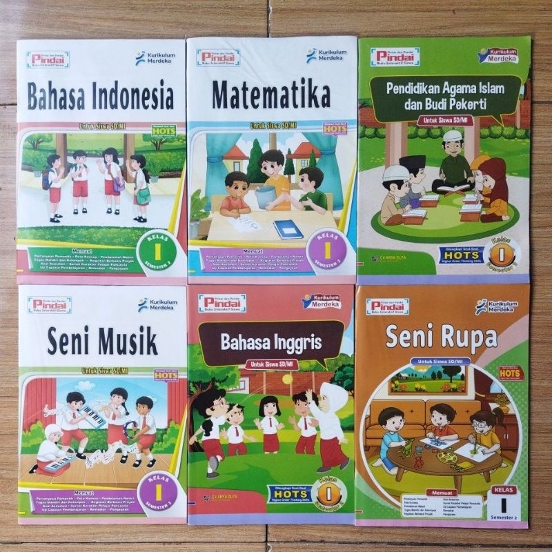 LKS Pindai SD Kelas 1 Semester 2 Kurikulum Merdeka