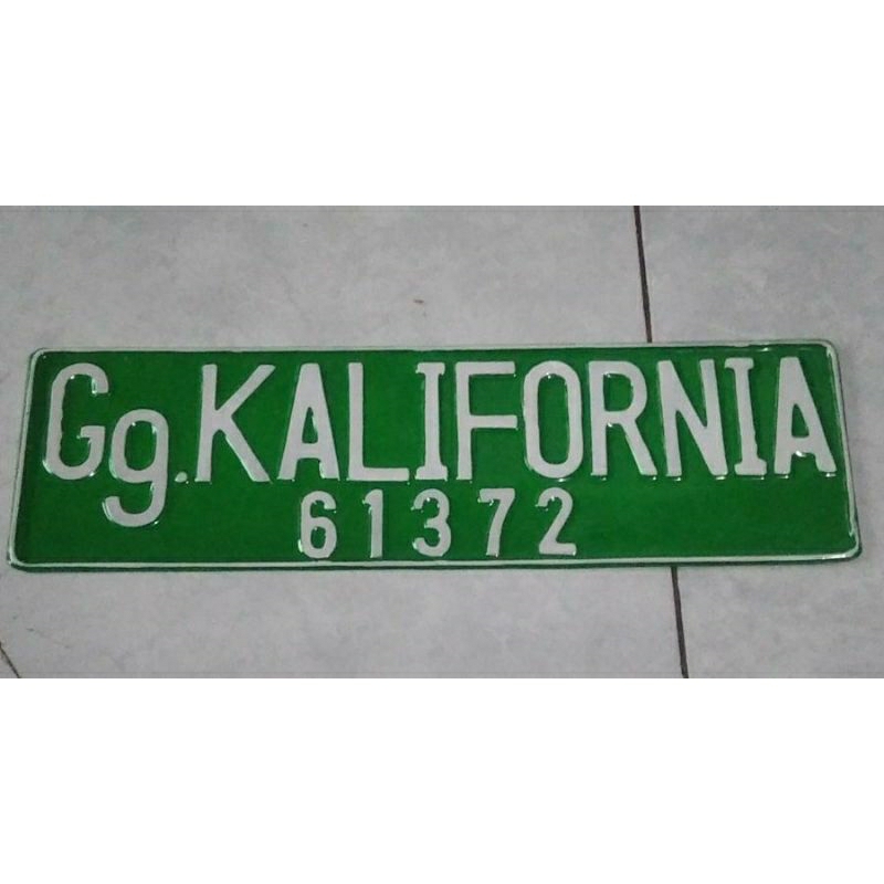 

PLAT GANG JALAN. NAMA GANG JALAN DARI PLAT
