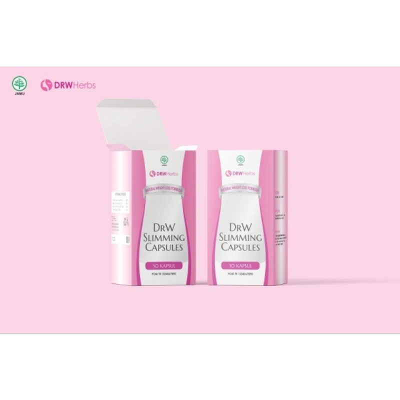 ✅ DRW SLIMMING CAPSULE ISI 60 ( ready stok ) kapsul pelangsing