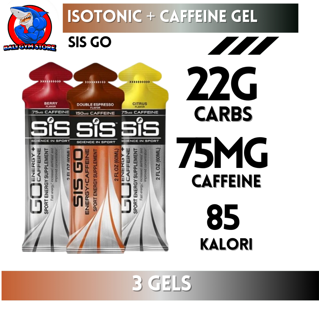 

Sis Go Gel Isotonic + Caffeine 60 ML 3 Gels