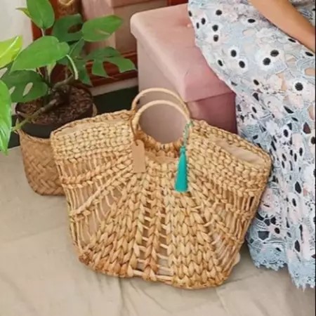 Jogja Pride/ Tas Eceng Gondok Tas Anyaman Rustik Tas Wanita Estetik Tas Klasik