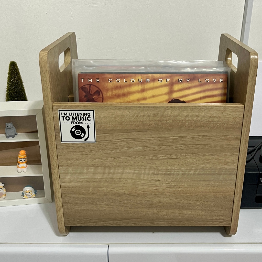 Vinyl Record Storage / Rak tempat piringan hitam Kayu Jati