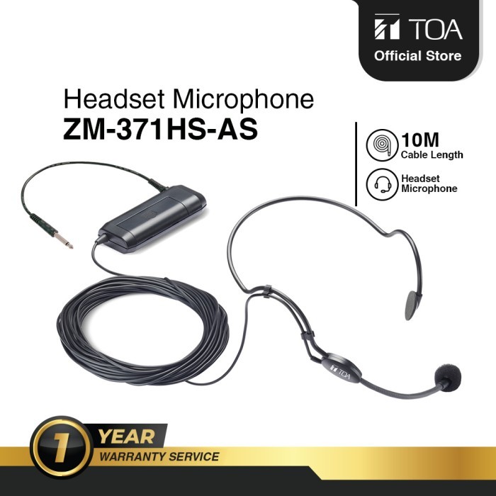 Mic Headset Toa ZM-371 HS-AS