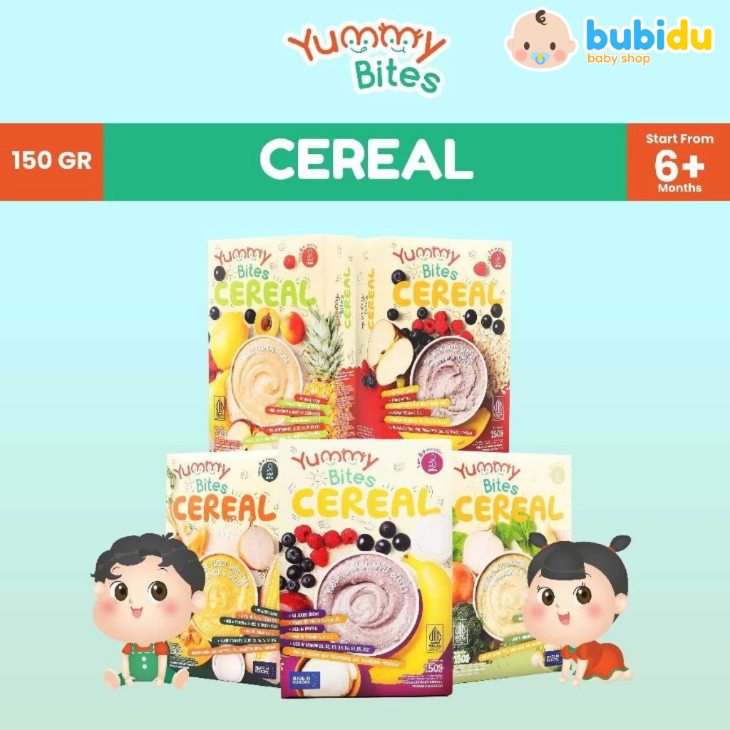 RB7 YUMMY BITES Cereal Makanan Bubur Bayi MPASI Anak Baby 6 8 9 10 11 12 Bulan