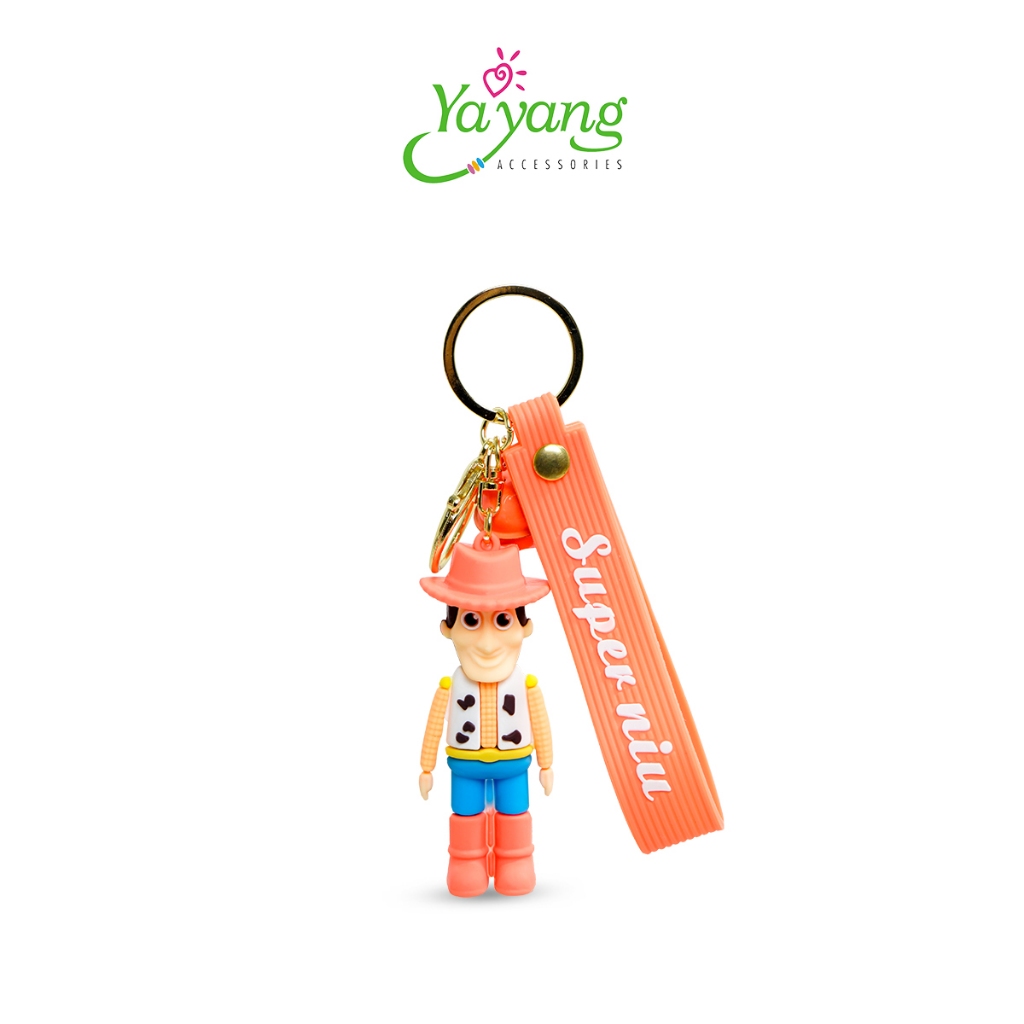 Yayang Gantungan Kunci Toy Story Woody Buzz - Monster Key Chain - NZH1572