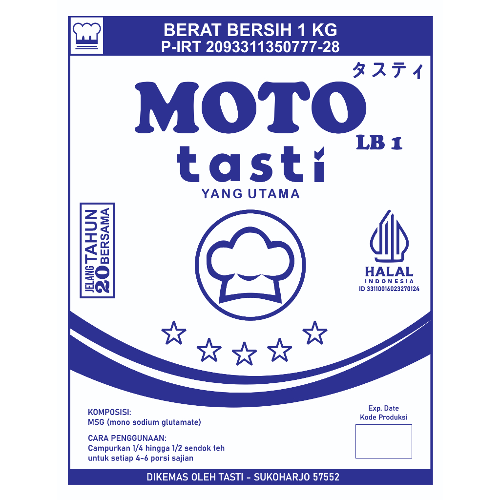 

MOTO LB 1 TASTI