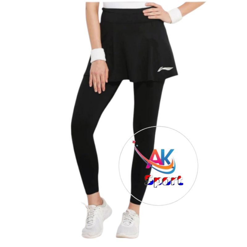 legging rok panjang olahraga/legging rok celana/legging rok senam fitness/legging rok badminton teni