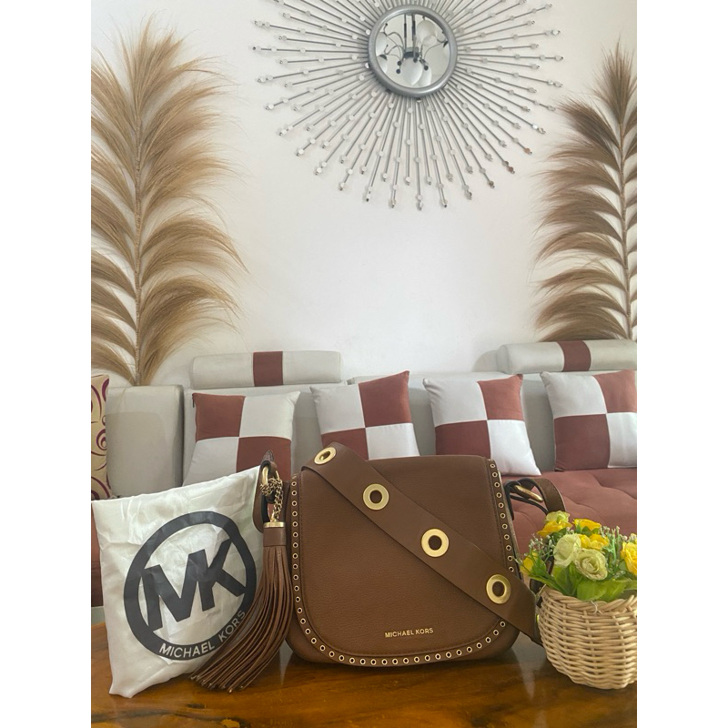 Michael Kors Brooklyn Saddle Sling Bag