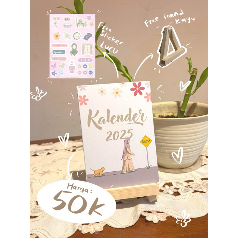 

Kalender meja muslimah A6