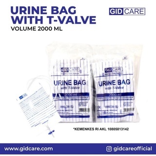 Onehealth Urine Bag Urin Bag Kantong Urin Model Push Pull / Urine Bag Urin Bag Kantong Urin Model T-