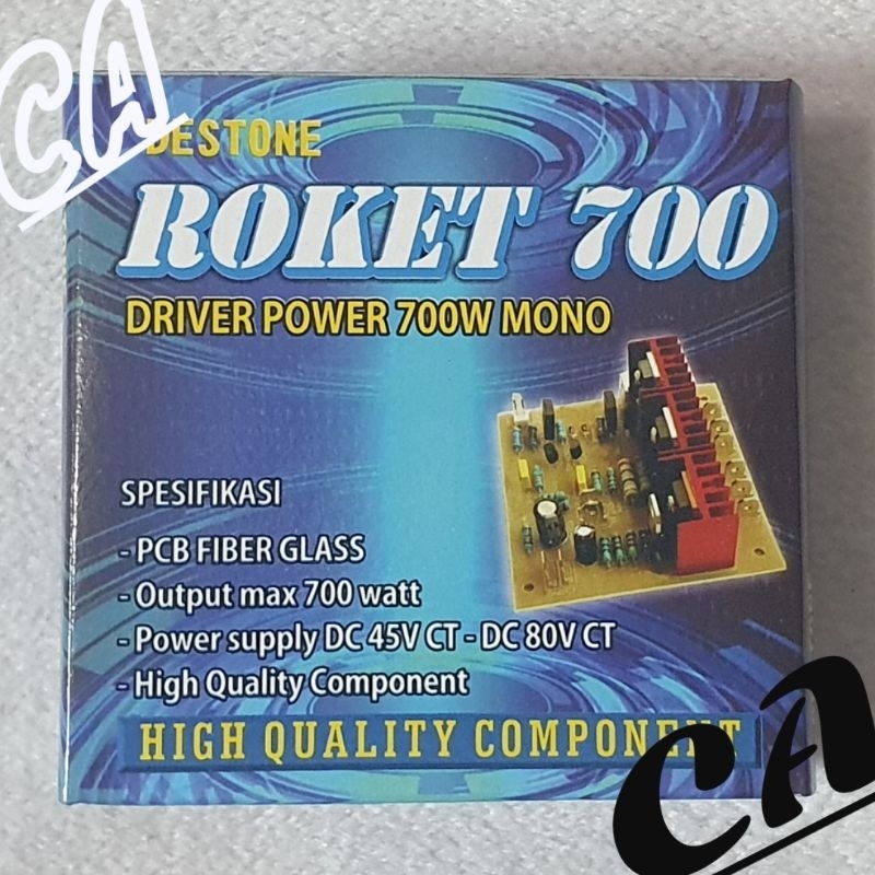 KIT DRIVER AMPLIFIER TURBO 700W ROKET 700 WATT MONO