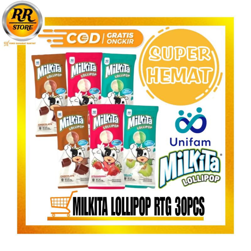 

Milkita,Lollipop RTG Isi 30s