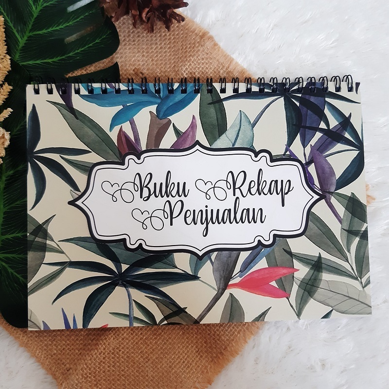 ES88 BUKU REKAP PENJUALAN LANDSCAPE UK 21,5X15,5CM JILID SPIRAL ISI 100 HAL - NON CUSTOM