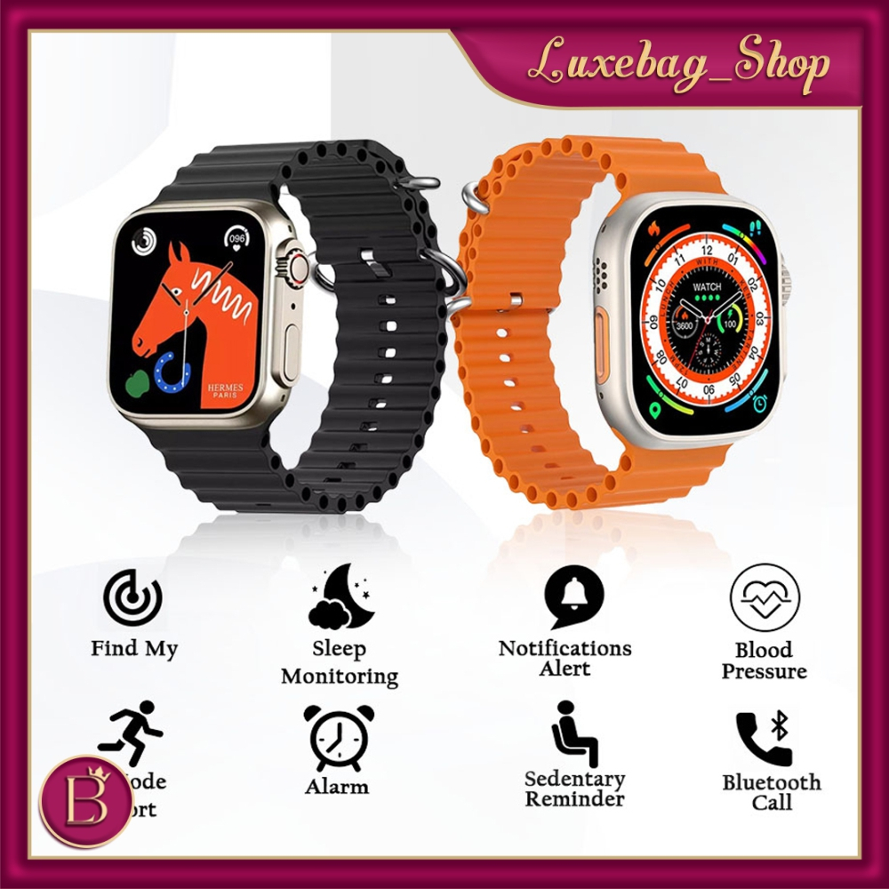 LB Smartwatch C800 Ultra 2 Pemantauan Cerdas Bluetooth Call Ai Voice Smart Sports Watch 1.99Inch JT0