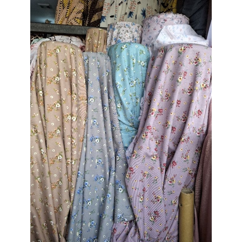 kain shakila premium motif | motif bunga bunga