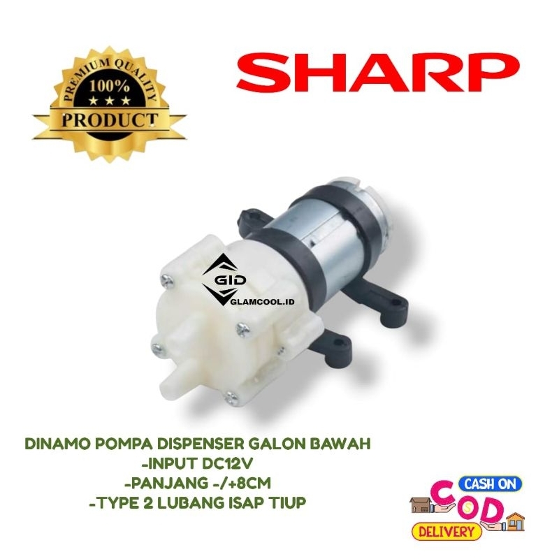 POMPA DISPENSER GALON BAWAH DISPENSER SHARP | DINAMO POMPA AIR DISPENSER SHARP