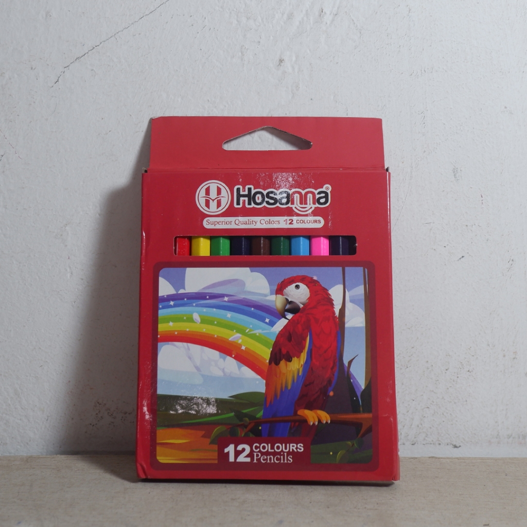 

Pensil Kelir Kayu Warna Pendek Murah Squeezy 12 pcs