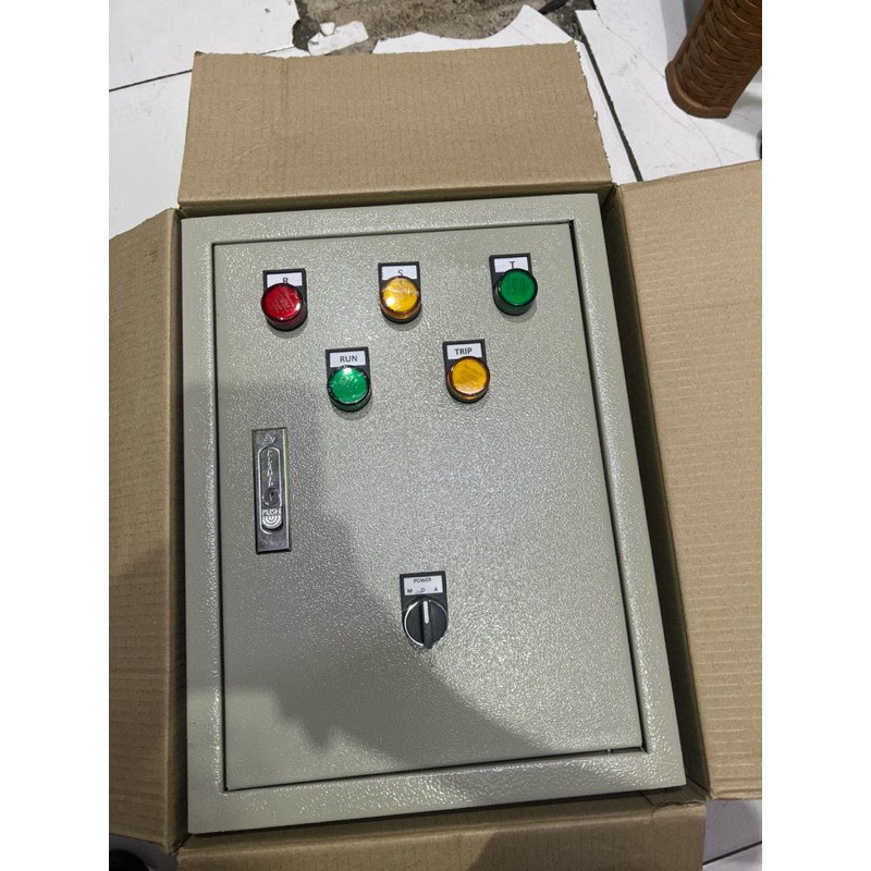 PANEL POMPA OTOMATIS 3 PHASE 1 TANGKI/PANEL POMPA SUBMERSIBLE 3PHASE OTOMATIS 1 TANGKI