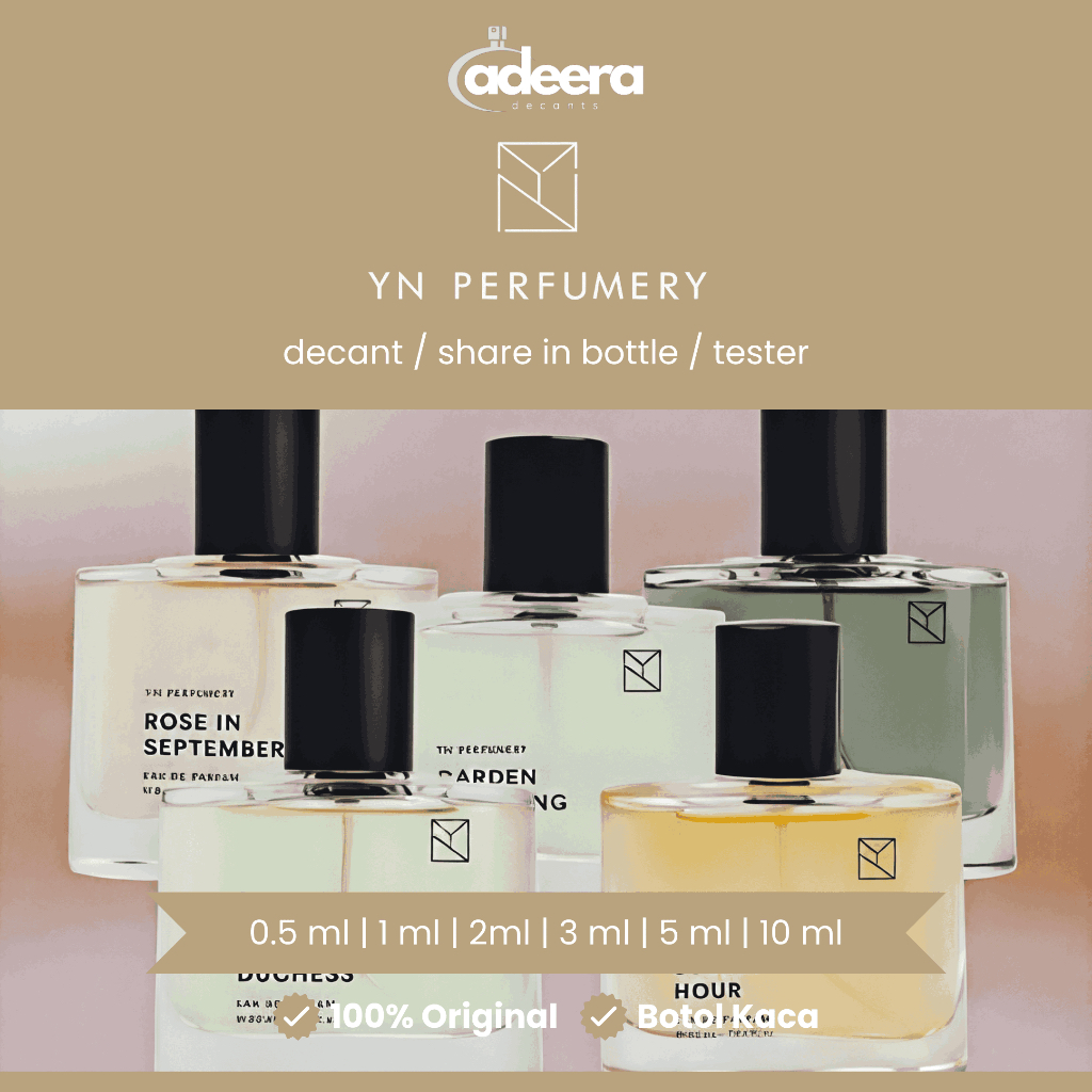 Decant YN Perfumery - Garden of Spring Mr. Grey On Cloud Nine Rose in September Sunset Hour The Duch