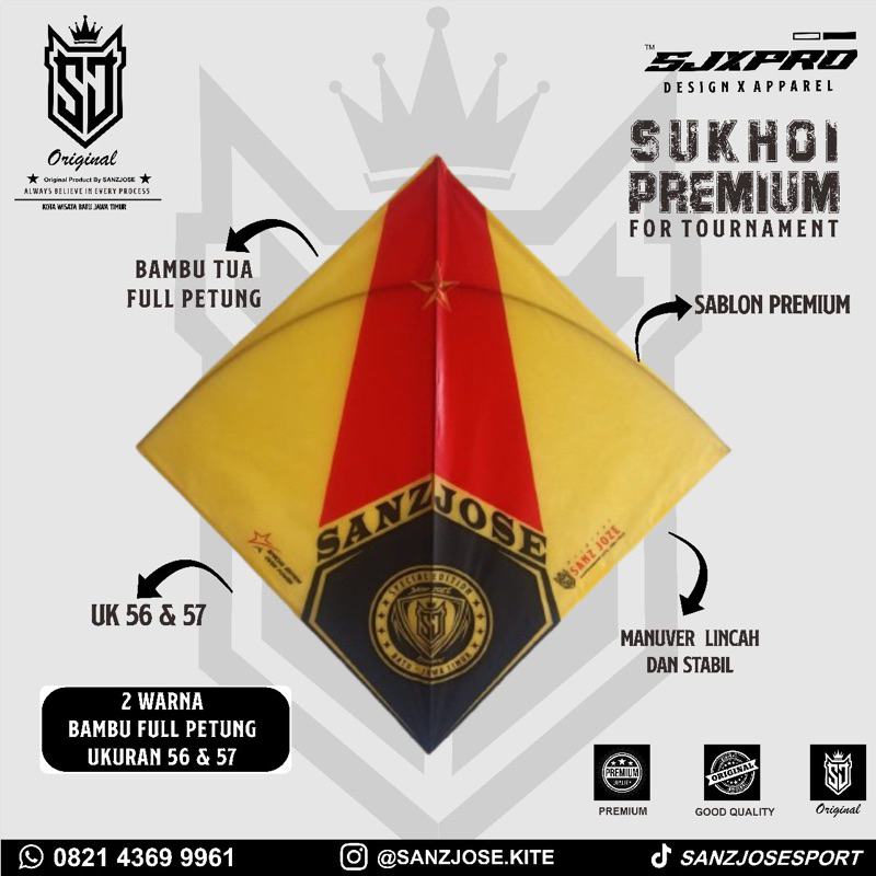 Layangan Sukhoi Sanz Jose JARUM Full Petung Turnamen