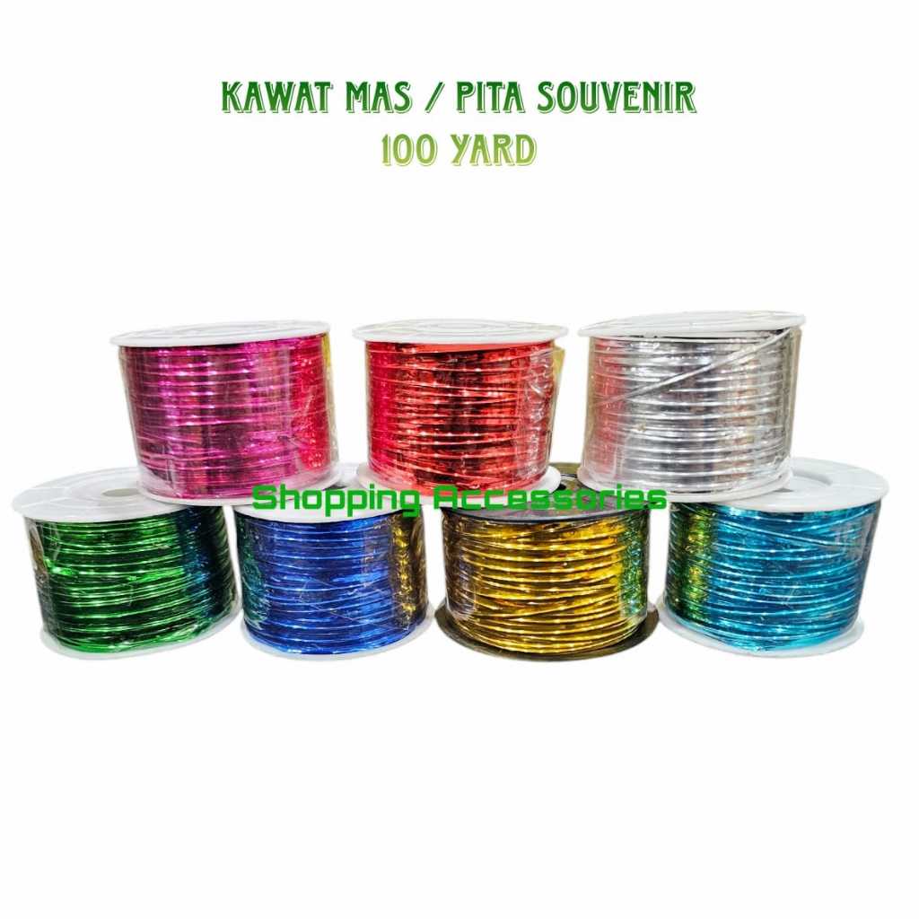 

Pita Kawat / Pita Souvenir 100 Y/ Kawat Souvenir 100 yard