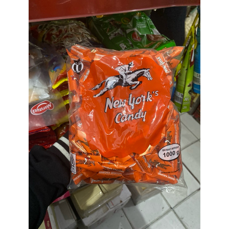 

Permen Newyork (1kg) (Peanut) Permen Kacang New York's