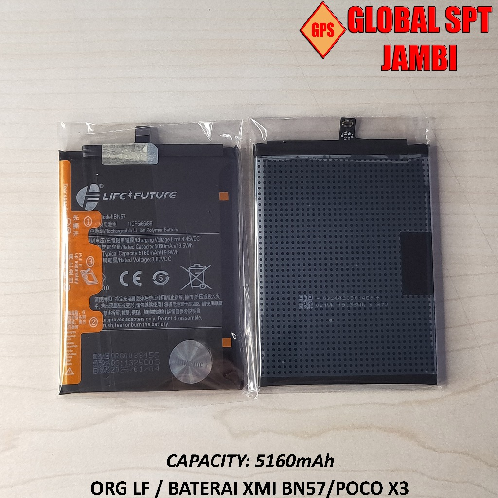 ORG LF / BATERAI XIAOMI BN57 / POCO X3 / BATRE / BATERE / BATTERY