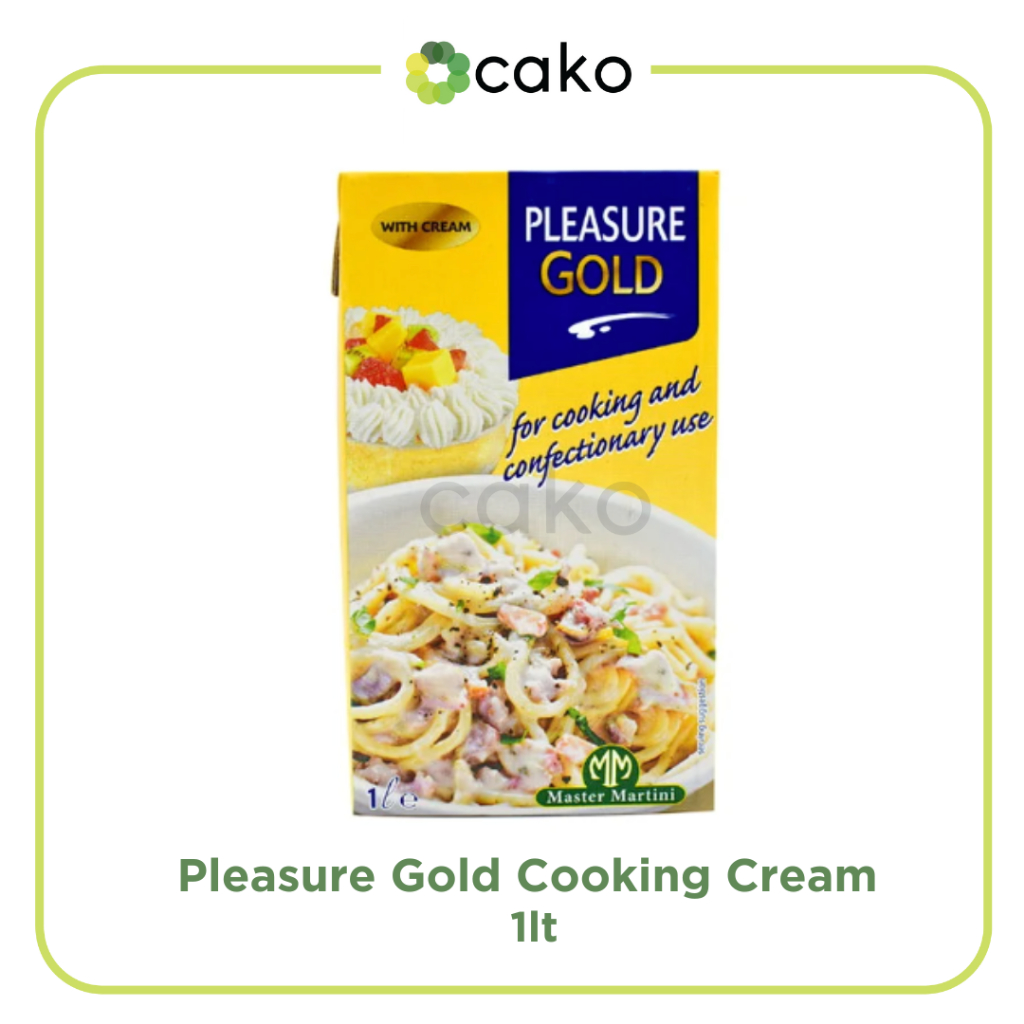 

Pleasure Gold Cooking Cream 1lt / Delisari Master Martini / Krim Masak/ Khusus Pengiriman Instan & Sameday