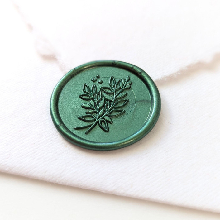 

(CLG) Giselle - 1 Pcs seal wax coin sticker siap pakai ready stock (Include double tape) / souvenir pernikahan / accesories / calligraphy / journaling / undangan / hampers