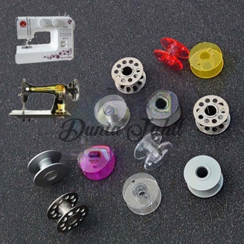 Spul TRADISIONAL PORTABLE Spool Bobbin Bobin Mesin Jahit