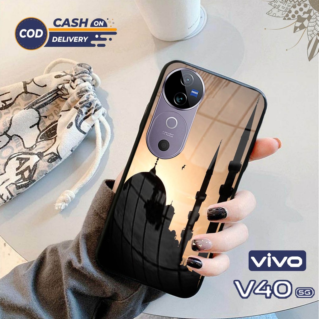 Softcase Glass Kaca | Case Kaca | Casing Kaca | VIVO V40  V40 PRO [ S20 ].