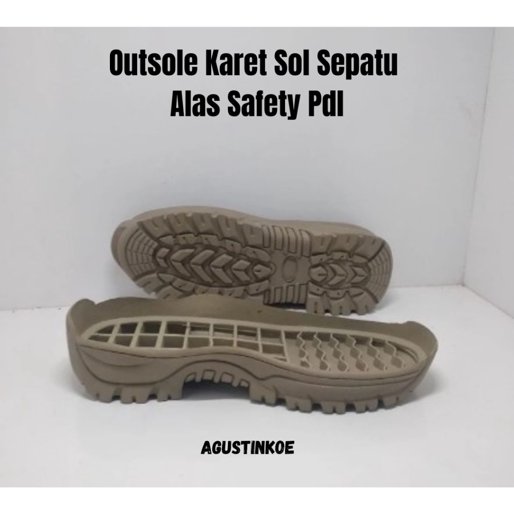 Outsole Karet Sol Sepatu Alas Safety Pdl Boots - Outsole Sepatu Bahan Karet
